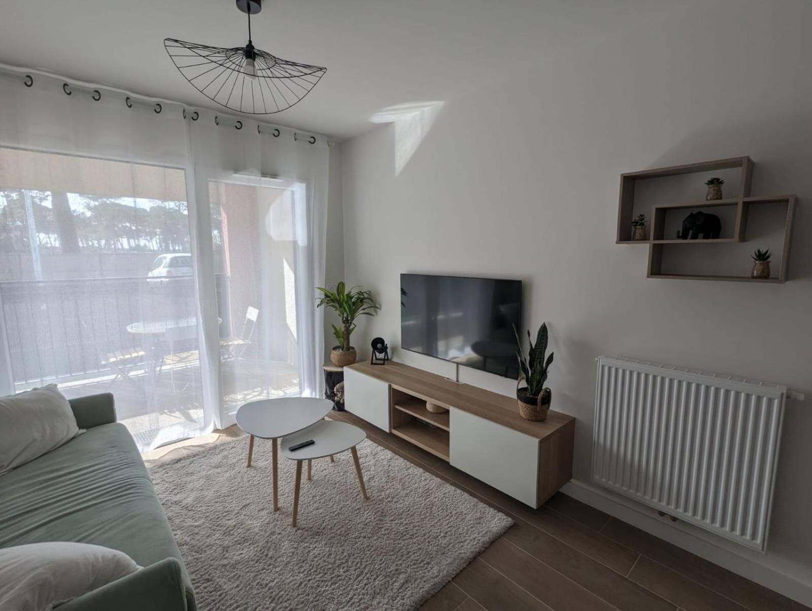 Biscawai Chaleureux Et Cosy Avec Terrasse Lejlighed Biscarrosse Eksteriør billede